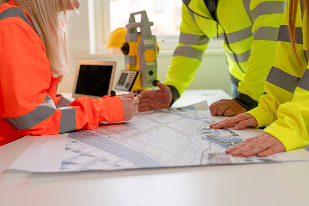 Our expert survey team conducts a comprehensive on-site evaluation using advanced equipment to gather accurate data before any work begins.